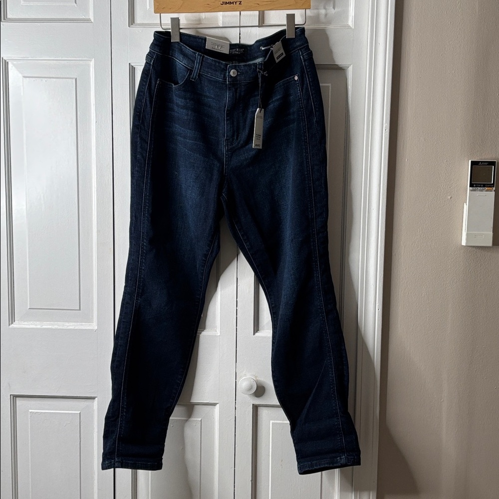 Judy Blue Dark Indigo High-Rise Boyfriend Jeans sz 13/31